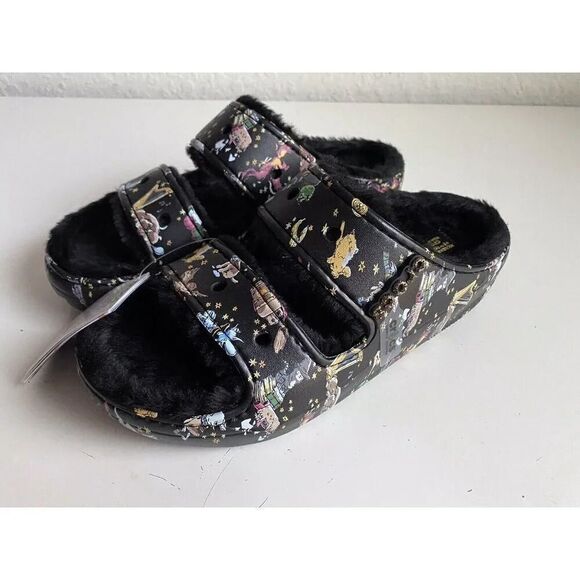 Vera Bradley Crocs‎ Sandals Wizarding World Harry Potter Fur Lined Slides Men 10 main image 4